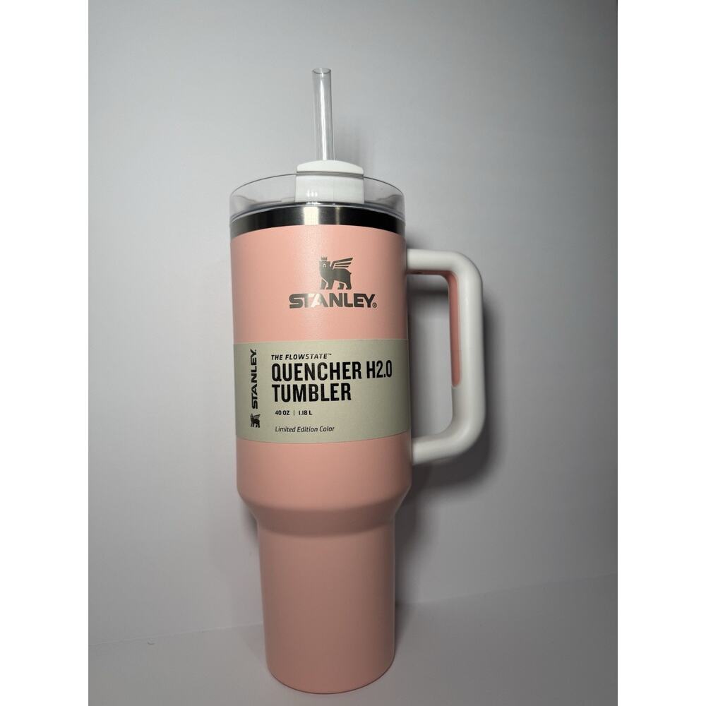Stanley X Target Summer Exclusive Colorblock PEACH 40oz Quencher Tumbler BNWT